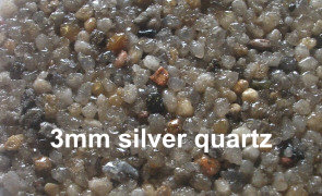 3mm silver quartz